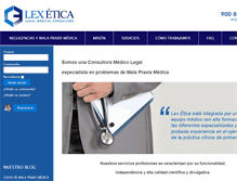 Tablet Screenshot of lexetica.com